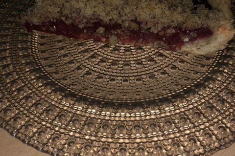 Cliquez pour zoomer ! Tarte aux cerises façon crumble Thermomix par MarionBlanc