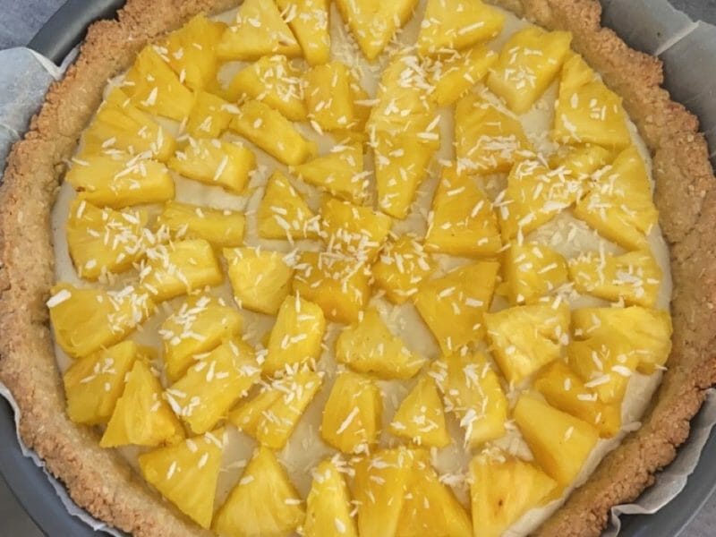 Cliquez pour zoomer ! Tarte piña colada Thermomix par MarionBlanc