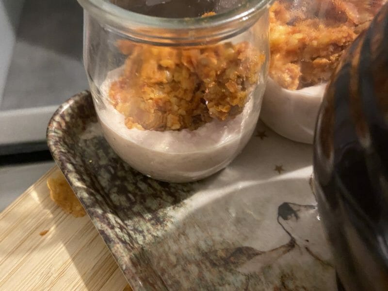 Cliquez pour zoomer ! Verrines mousse de jambon et pesto de tomates confites Thermomix par MarionBlanc