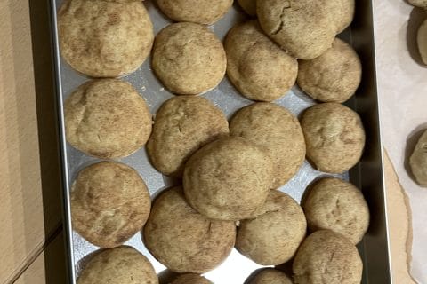 Cliquez pour zoomer ! Snickerdoodles – biscuits moelleux à la cannelle Thermomix par MarionBlanc