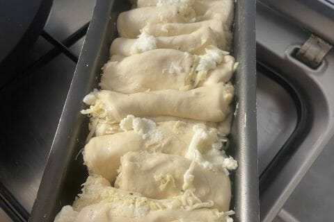 Cliquez pour zoomer ! Pain à l’ail, persil et mozzarella Thermomix par MarionBlanc