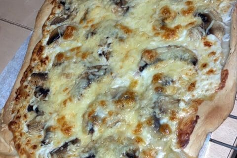Cliquez pour zoomer ! Pizza blanche aux champignons Thermomix par MarionBlanc