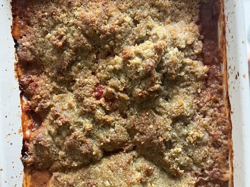 Cliquez pour zoomer ! Cabillaud en croûte d’olives vertes Thermomix par MarionBlanc