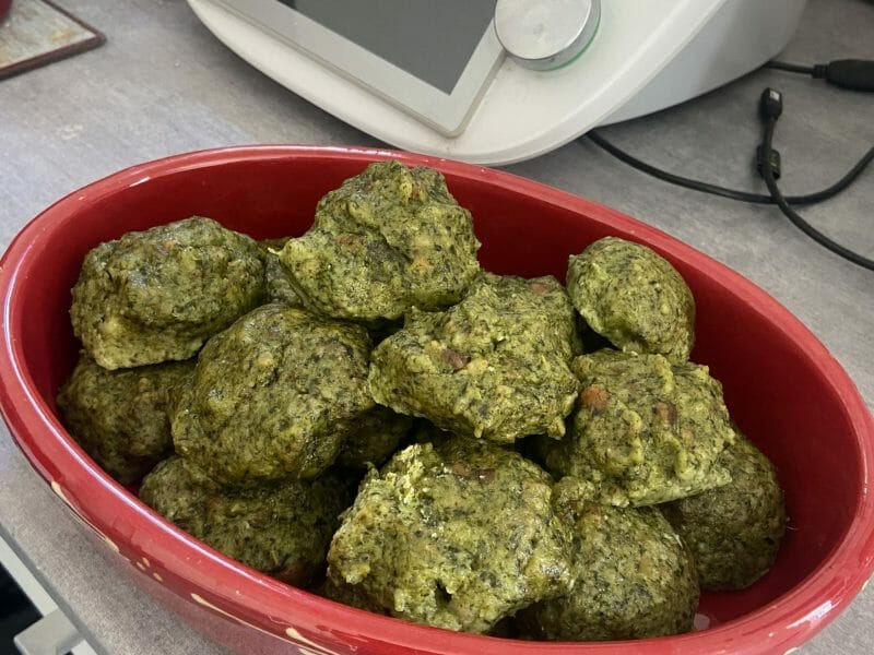 Cliquez pour zoomer ! Boulettes d’épinards et parmesan Thermomix par MarionBlanc