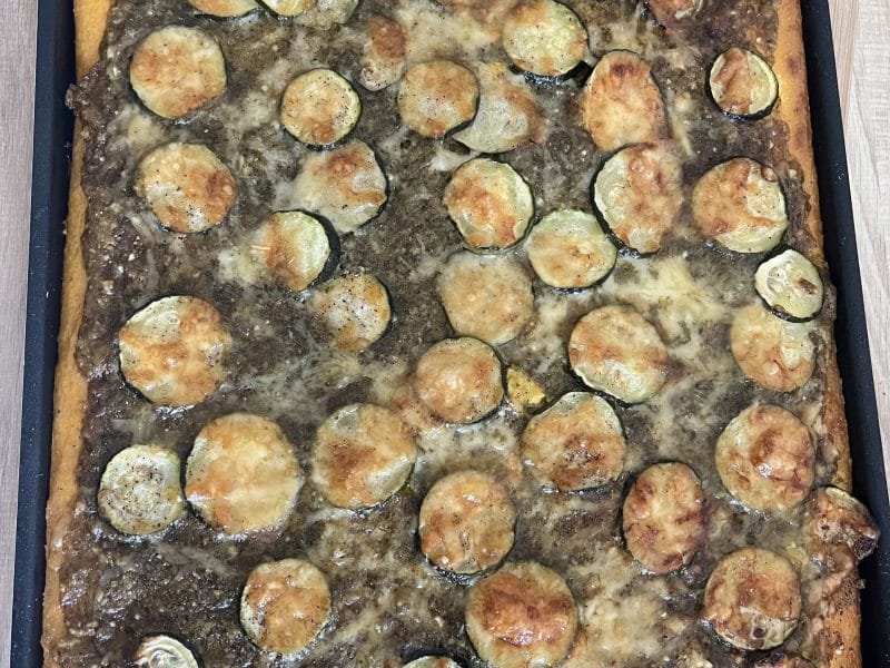 Cliquez pour zoomer ! Polenta au pistou, tomates séchées et courgettes Thermomix par MarionBlanc