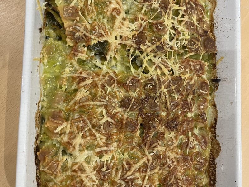 Cliquez pour zoomer ! Gratin de ravioles aux poireaux Thermomix par MarionBlanc