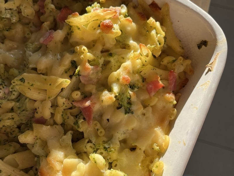 Cliquez pour zoomer ! Gratin de pâtes au brocoli Thermomix par MarionBlanc