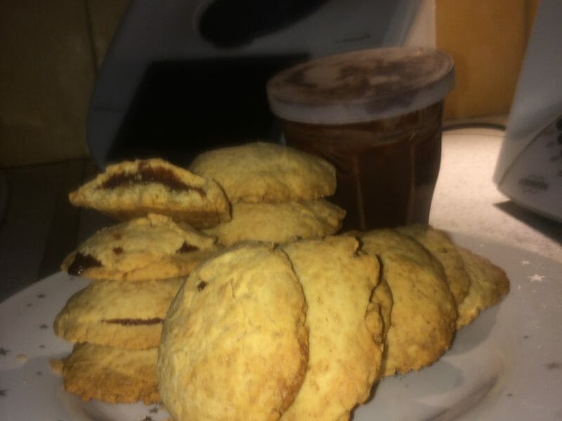 Cliquez pour zoomer ! Cookies fourrés au nutella Thermomix par MarionBlanc