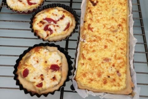 Cliquez pour zoomer ! Quiche lorraine au Thermomix