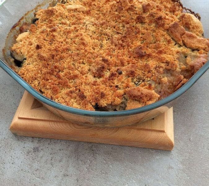 Cliquez pour zoomer ! Crumble aux légumes provençaux Thermomix par MarionBlanc