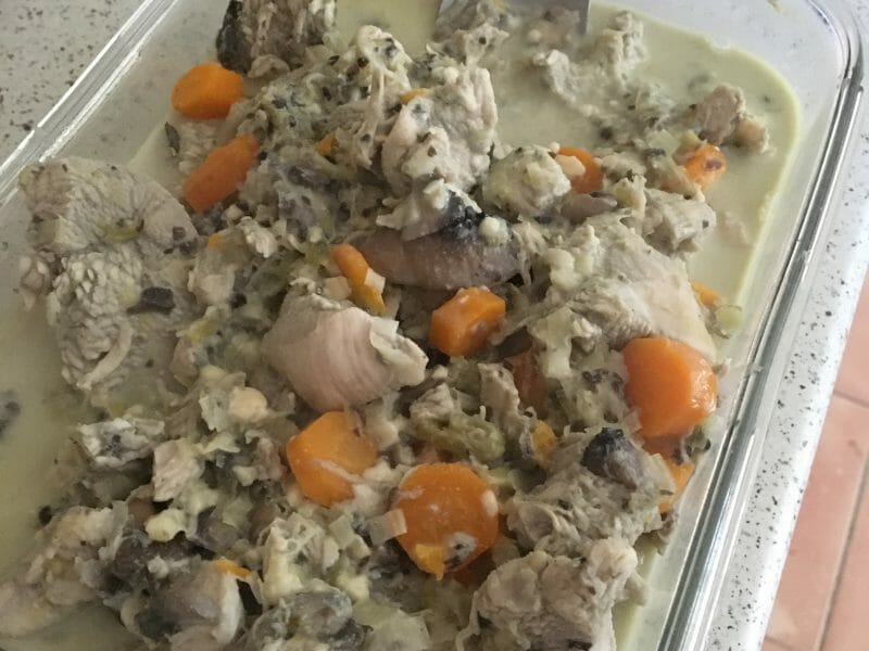 Cliquez pour zoomer ! Blanquette de dinde au bleu d’auvergne Thermomix par MarionBlanc