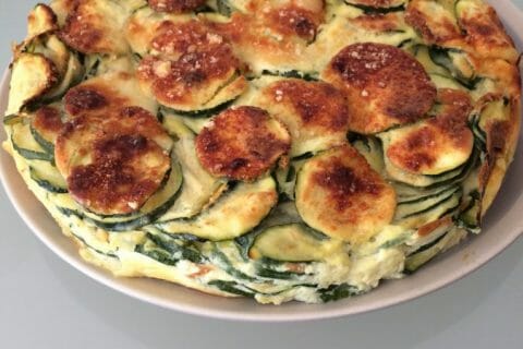 Cliquez pour zoomer ! Gâteau invisible aux courgettes au Thermomix