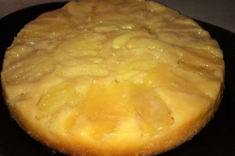 Cliquez pour zoomer ! Gâteau renversé aux pommes caramélisées au Thermomix