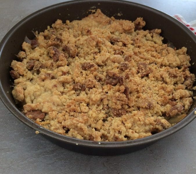 Cliquez pour zoomer ! Crumble pommes, poires et spéculoos Thermomix par MarionBlanc