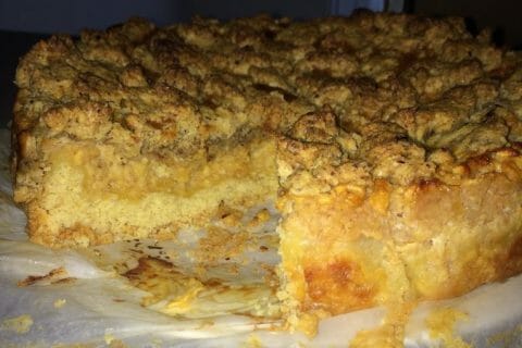 Cliquez pour zoomer ! Tarte aux pommes façon crumble au Thermomix
