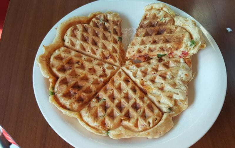 Cliquez pour zoomer ! Gaufres au chorizo Thermomix par Madaeilime