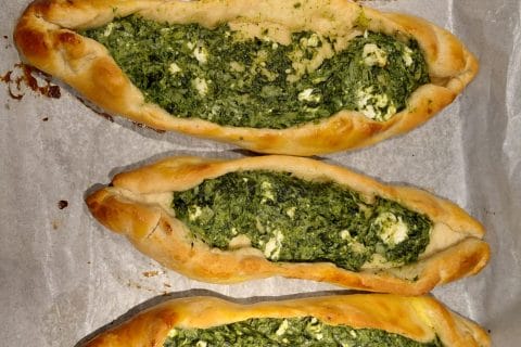 Cliquez pour zoomer ! Pide épinards et feta Thermomix par tm5cook