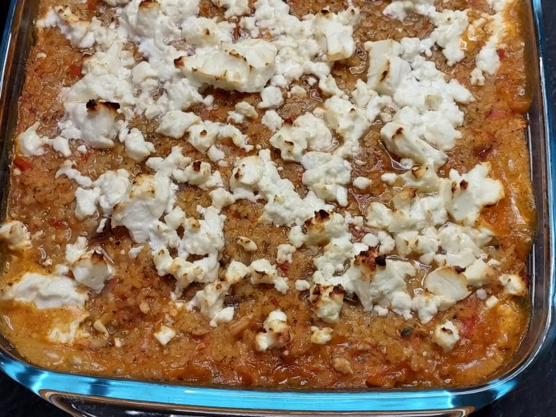 Cliquez pour zoomer ! Gratin de boulgour à l’orientale Thermomix par tm5cook