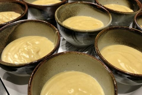 Cliquez pour zoomer ! Crème à la vanille au lait de soja au Thermomix