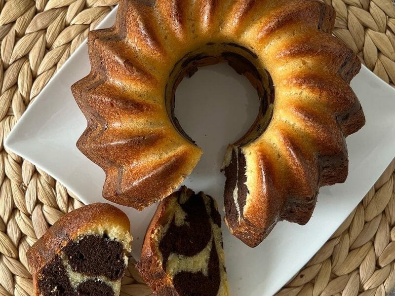 Cliquez pour zoomer ! Marbré au chocolat Thermomix par chloebt