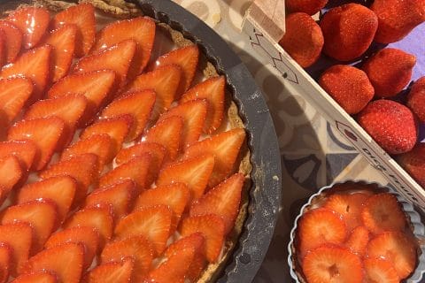 Cliquez pour zoomer ! Tarte aux fraises Thermomix par amlblkcm