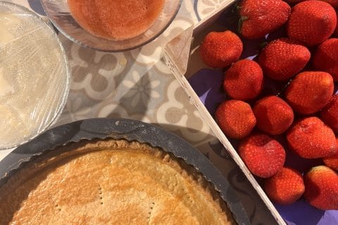 Cliquez pour zoomer ! Tarte aux fraises Thermomix par amlblkcm