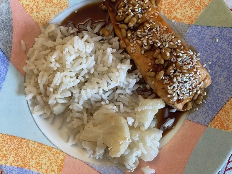 Cliquez pour zoomer ! Saumon laqué aux saveurs asiatiques Thermomix par gil7517