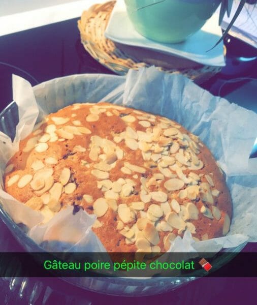 Cliquez pour zoomer ! Gâteau des femmes pressées poires et chocolat Thermomix par Amandine57640