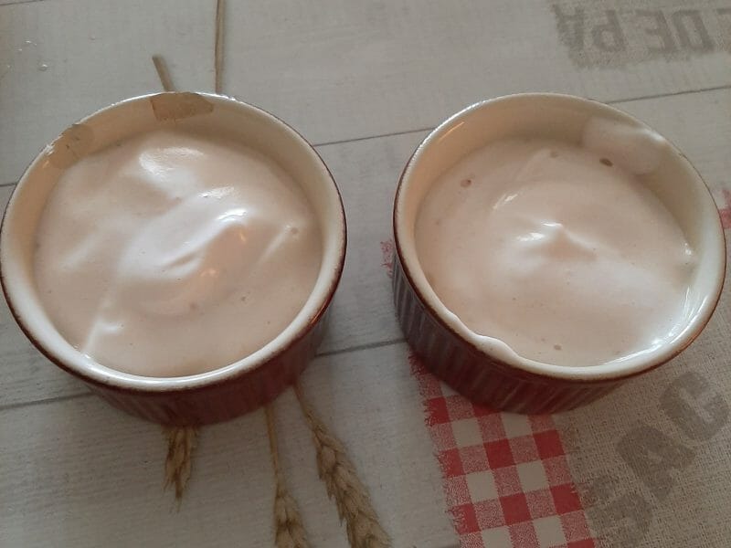 Cliquez pour zoomer ! Mousse de pêches blanches Thermomix par sylviebeyrie