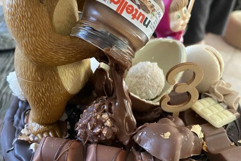 Cliquez pour zoomer ! Layer cake Kinder Bueno Thermomix par evelyne2205