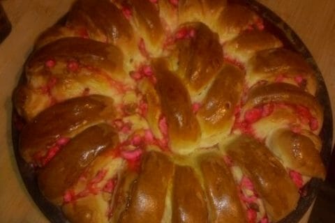 Cliquez pour zoomer ! Brioche aux pralines roses Thermomix par Natheonye