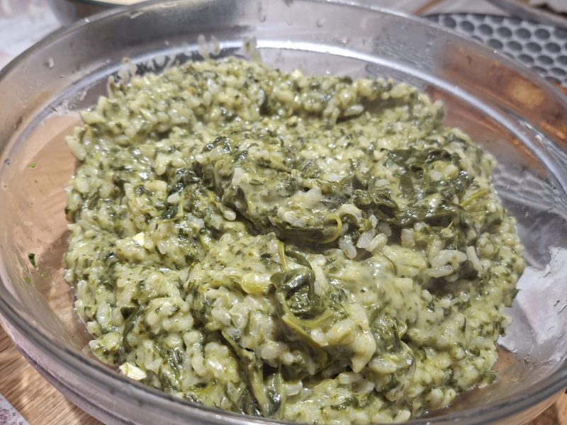 Cliquez pour zoomer ! Risotto chèvre épinards Thermomix par veronique_569