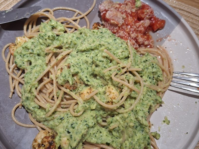 Cliquez pour zoomer ! Pesto courgettes et basilic Thermomix par veronique_569