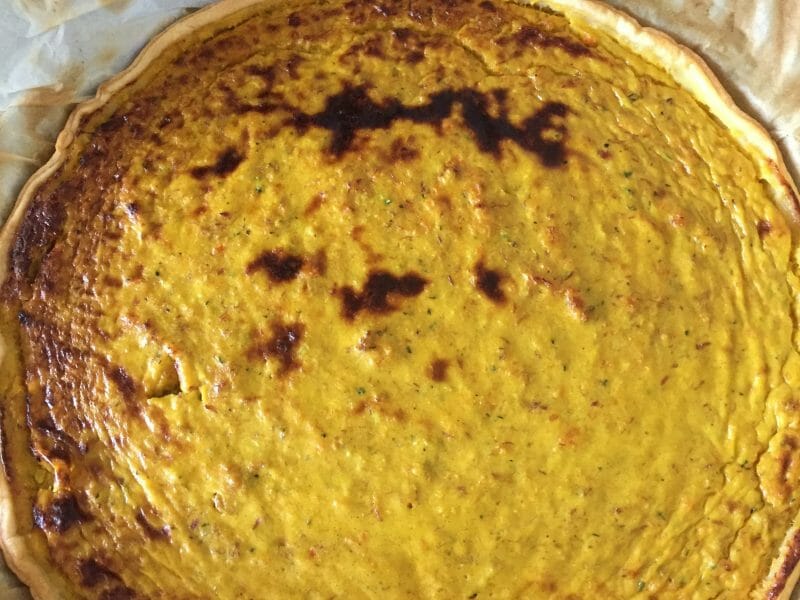 Cliquez pour zoomer ! Tarte courgettes et carottes Thermomix par Jesszara