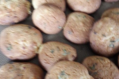 Cliquez pour zoomer ! Cookies romarin et abricots Thermomix par Dans la cuisine de Manou