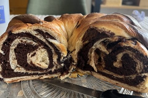 Cliquez pour zoomer ! Brioche marbrée Thermomix par agathe_138