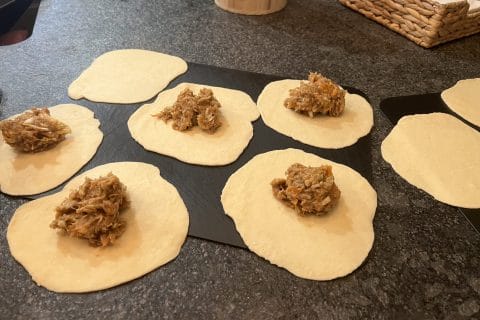 Cliquez pour zoomer ! Wang mandu – petits pains farcis à la vapeur Thermomix par ZEnathy