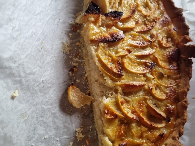 Cliquez pour zoomer ! Tarte normande aux pommes Thermomix par nolwenn_67
