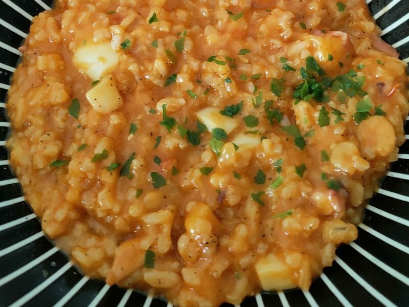 Cliquez pour zoomer ! Risotto aux fruits de mer Thermomix par gergere