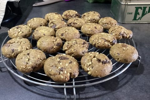 Cliquez pour zoomer ! Cookies beurre de cacahuète et pépites de chocolat Thermomix par eowin74
