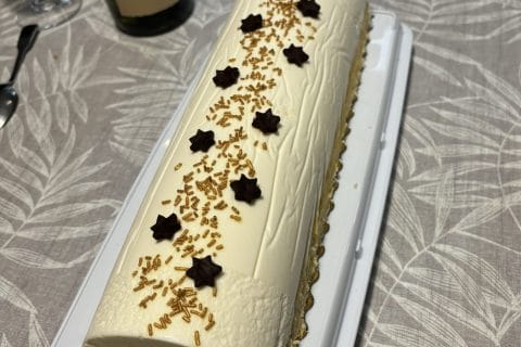Cliquez pour zoomer ! Bûche citron et framboises Thermomix par domi0966