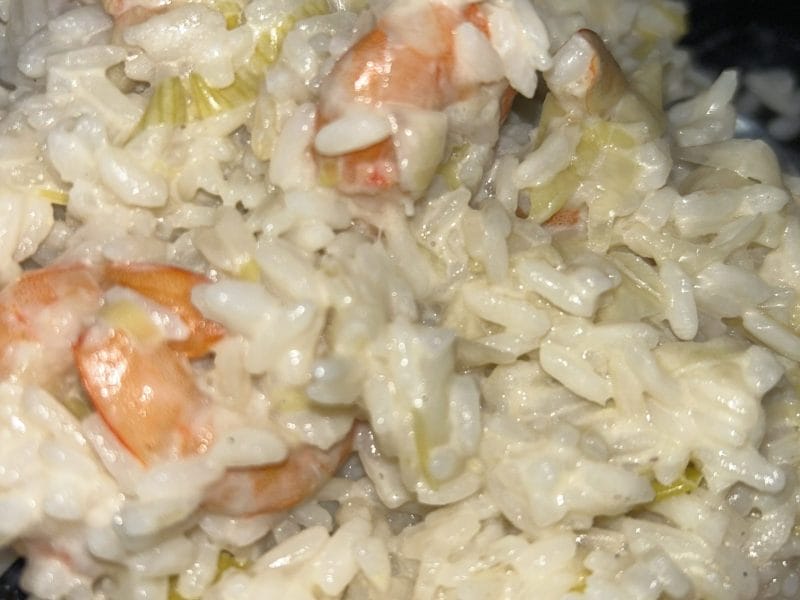 Cliquez pour zoomer ! Crevettes roses aux poireaux Thermomix par samantha_120