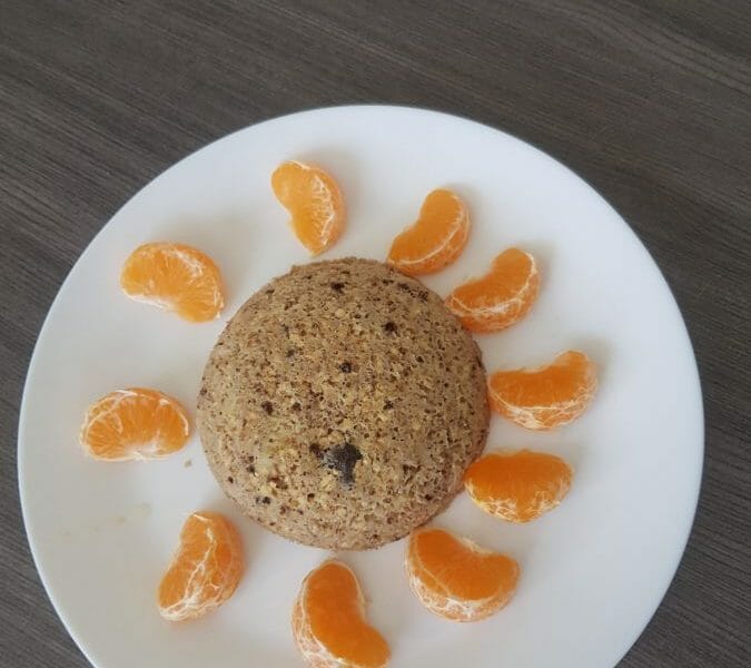 Cliquez pour zoomer ! Bowl cake banane et pépites de chocolat Thermomix par baadine