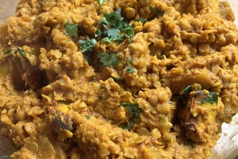Cliquez pour zoomer ! Curry de butternut, pois chiches et lentilles Thermomix par queenstone