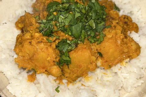 Cliquez pour zoomer ! Curry de butternut, pois chiches et lentilles Thermomix par queenstone