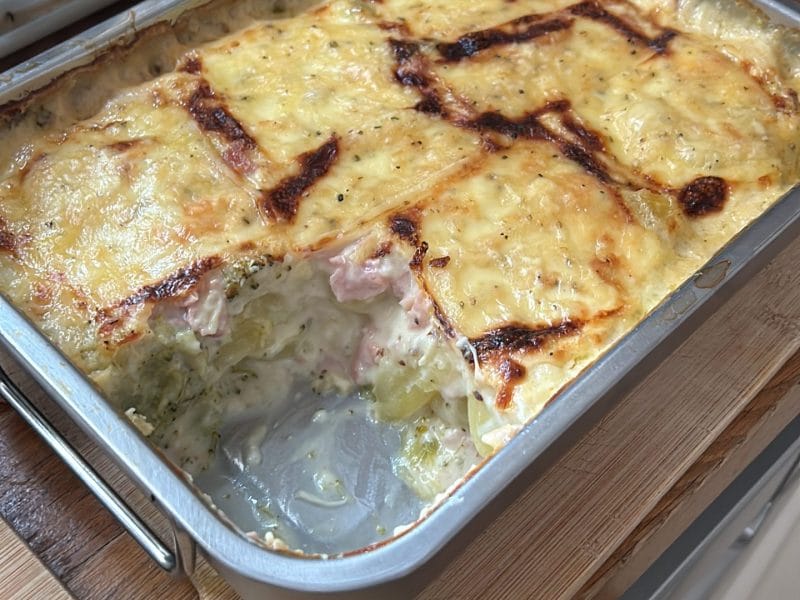 Cliquez pour zoomer ! Gratin de pommes de terre et brocolis Thermomix par rsalem