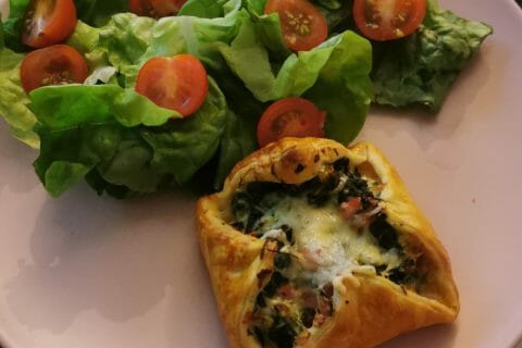 Cliquez pour zoomer ! Paniers feuilletés épinards et jambon Thermomix par Elsa06100