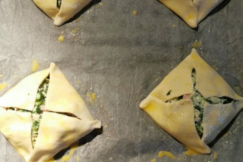 Cliquez pour zoomer ! Paniers feuilletés épinards et jambon Thermomix par Elsa06100