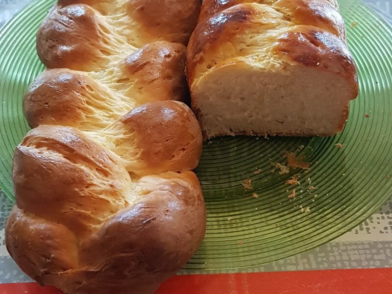 Cliquez pour zoomer ! Brioche tressée à la mie filante Thermomix par Muriel83