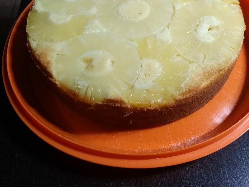 Cliquez pour zoomer ! Gâteau renversé à l’ananas Thermomix par Cilvy